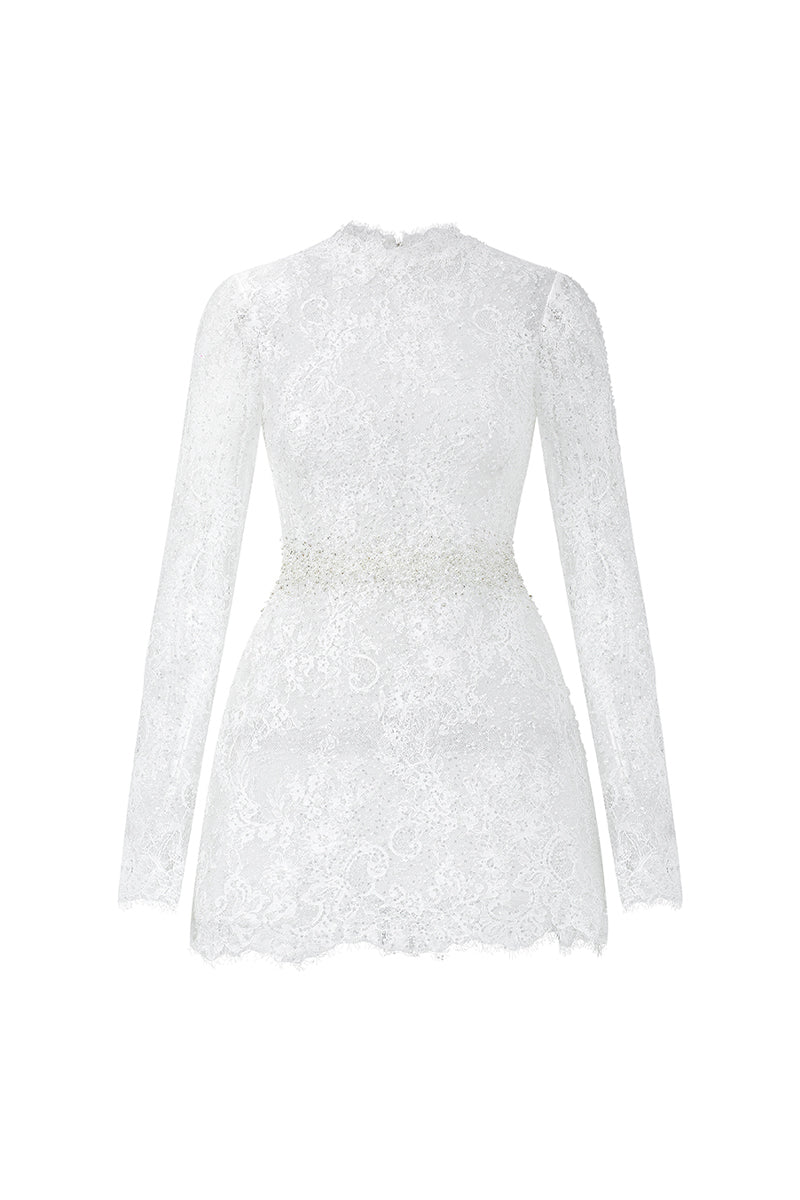 Silen High Neck Mini Dress