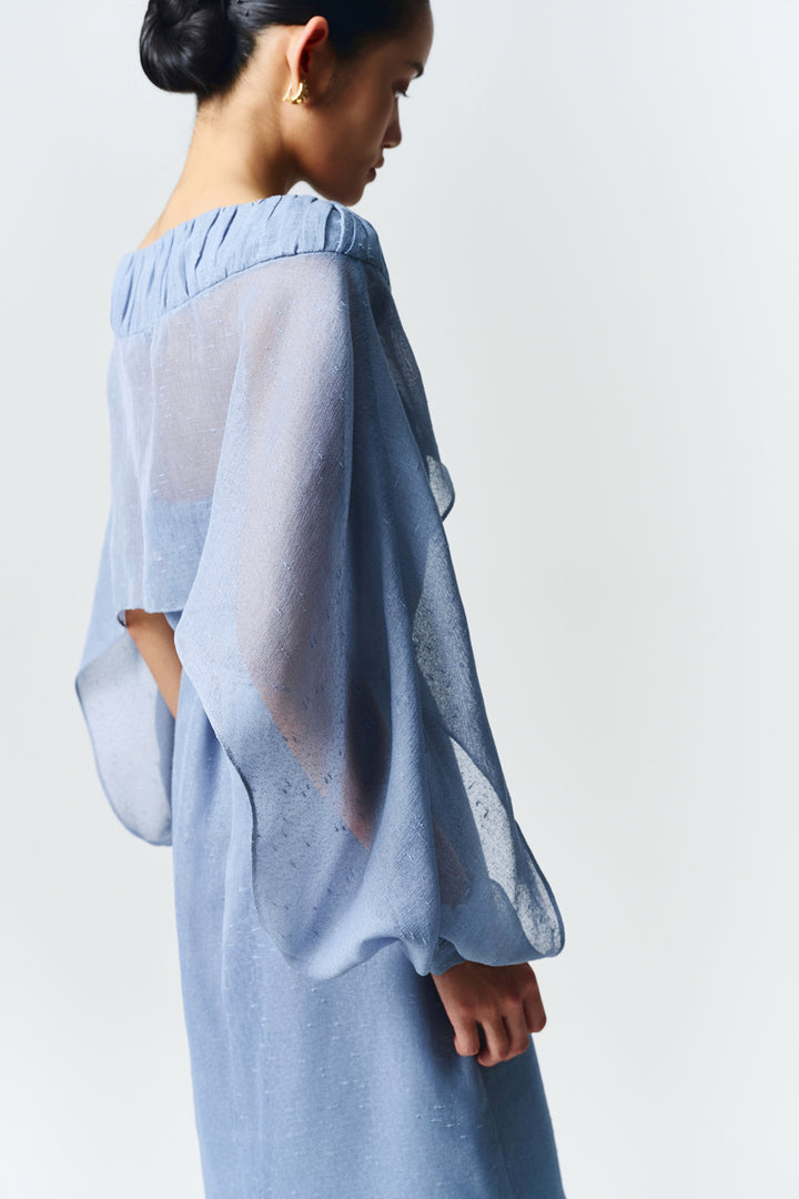 Willow Split Sleeve Pleated Top - MEAN BLVD