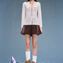 Witness Collared Lace Top - MEAN BLVD