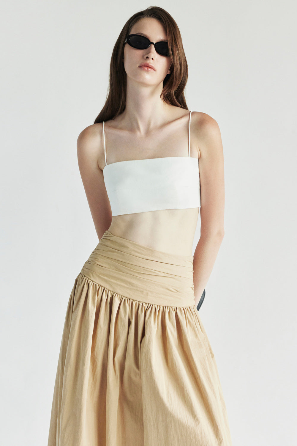 Wrenley A-line Gathering Skirt - MEAN BLVD