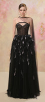 Yunara Feather Maxi Dress - MEAN BLVD