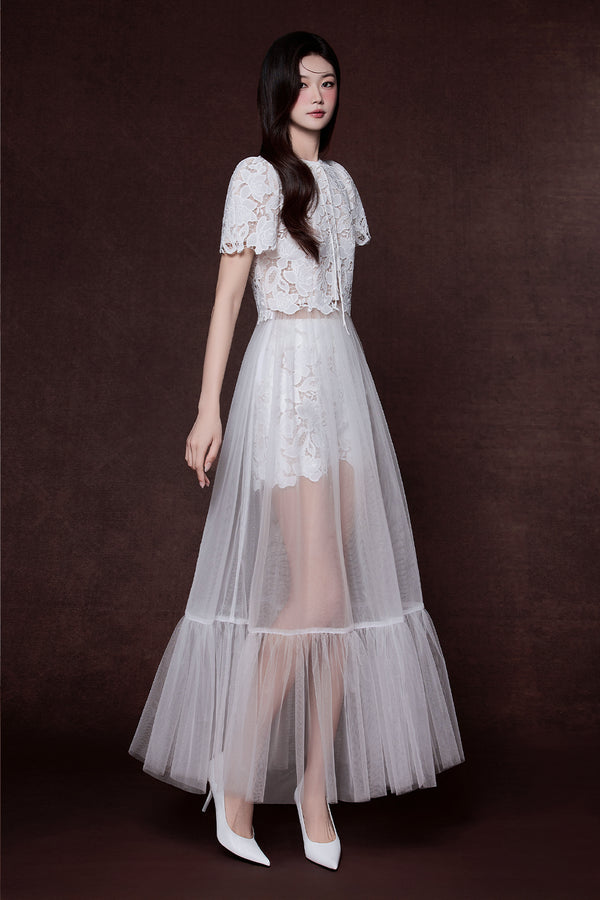 Yvetta Straight Applique Shorts - MEAN BLVD