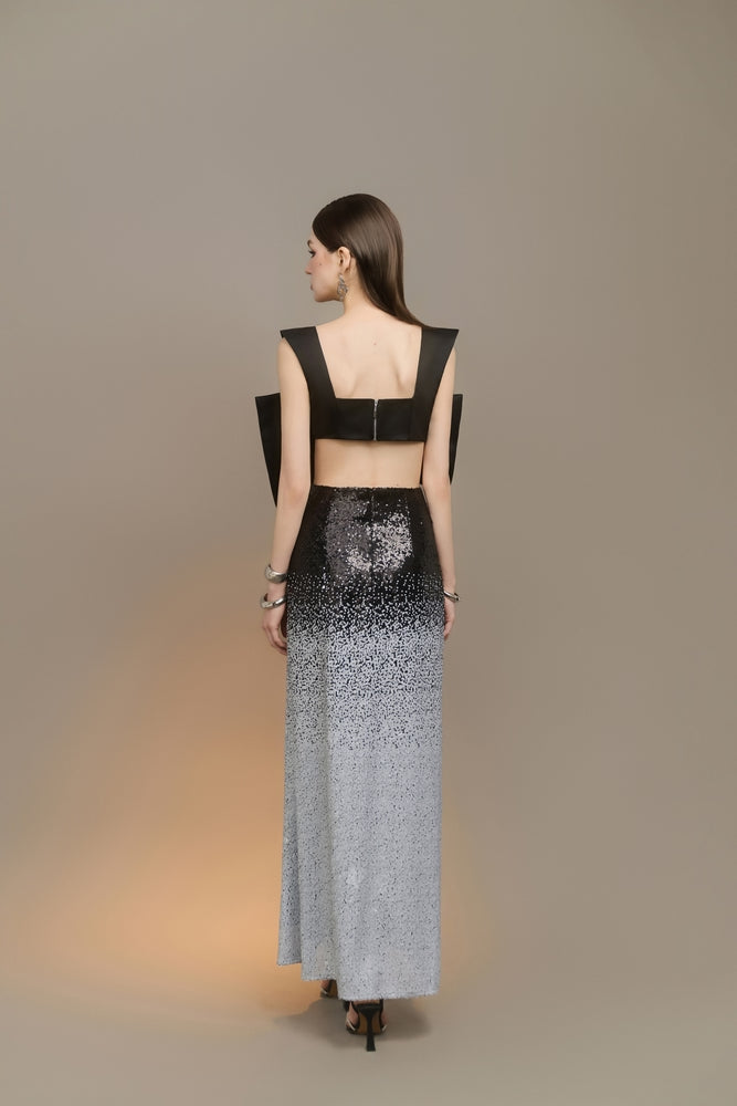 Zella Cropped Bow Silk Blend Top