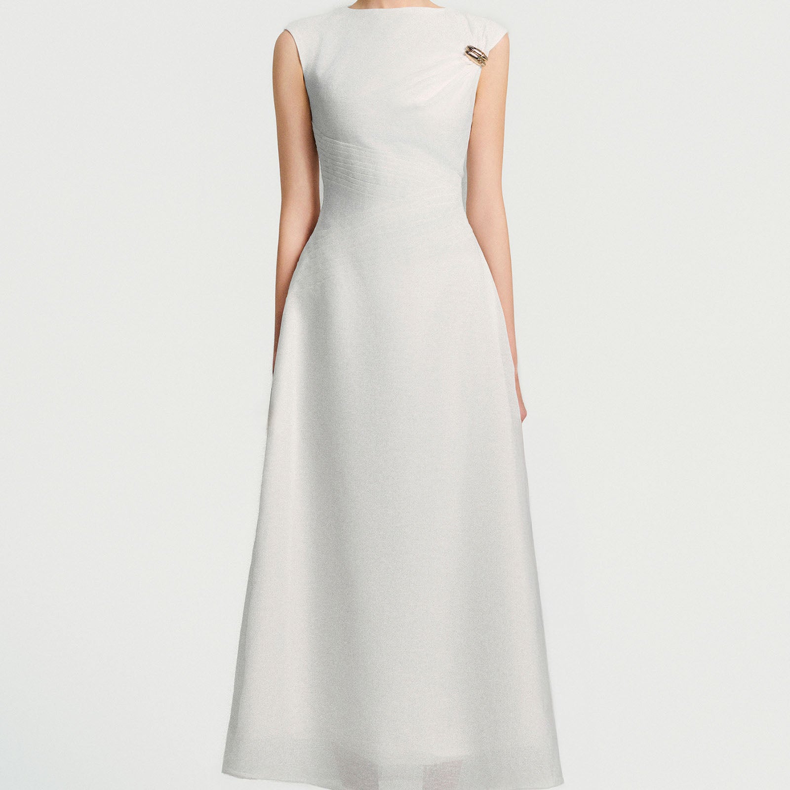 Zelda Boat Neck Midi Dress - MEAN BLVD
