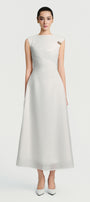 Zelda Boat Neck Midi Dress - MEAN BLVD