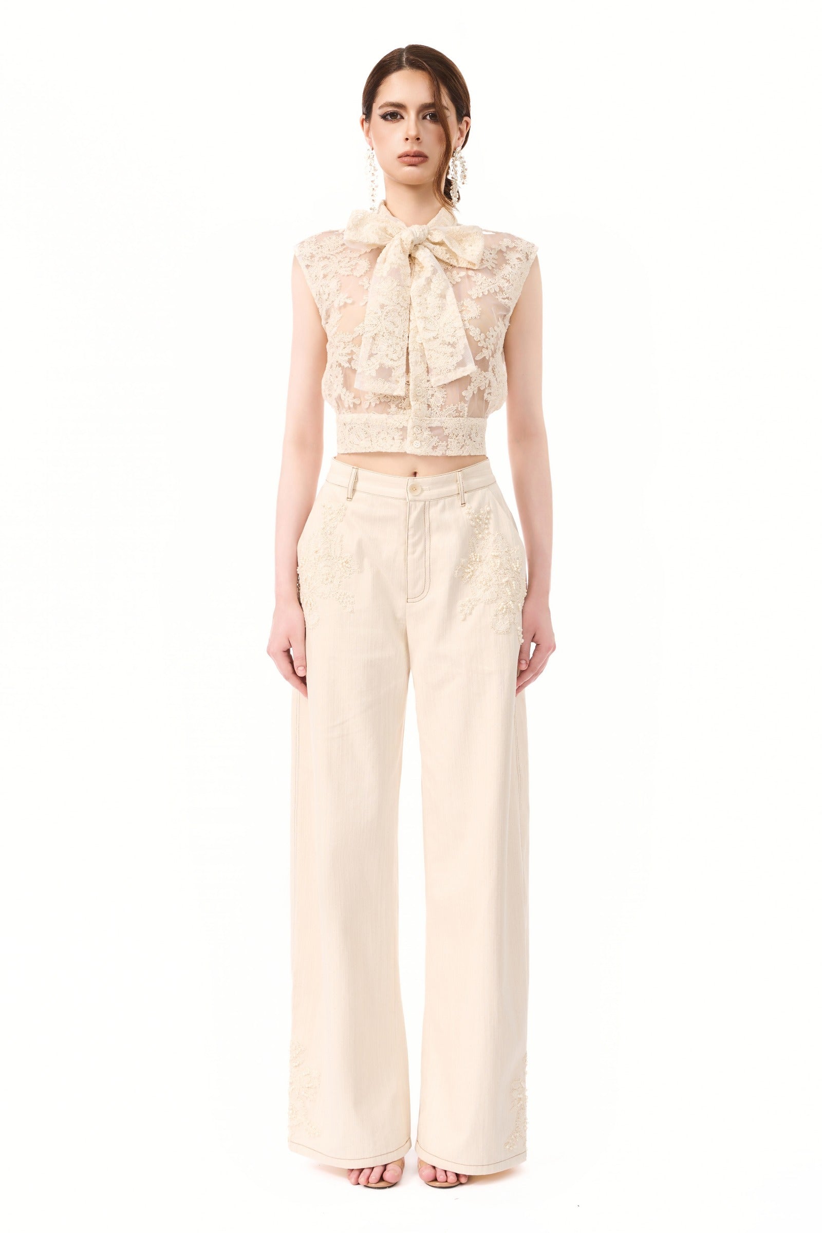 Zeli Applique Pants - MEAN BLVD
