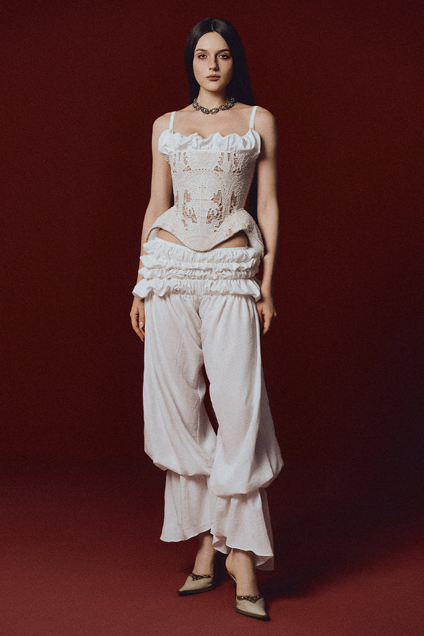 Zephyr Bubble Gathering Pants - MEAN BLVD