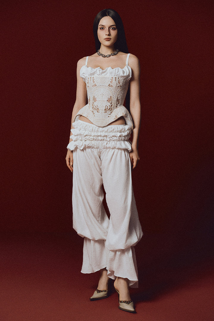 Zephyr Bubble Gathering Pants - MEAN BLVD