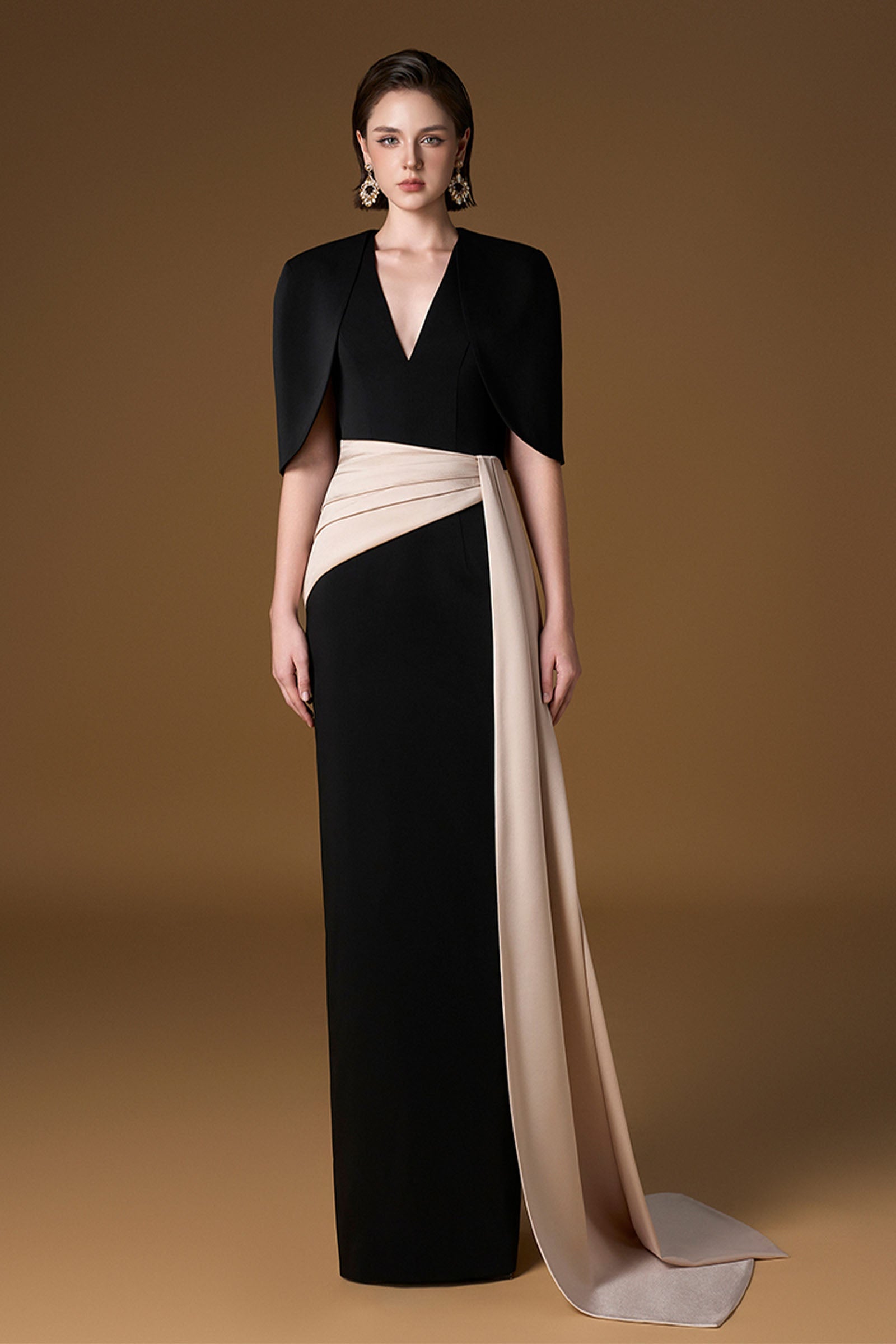 Zirel Draped Maxi Dress - MEAN BLVD