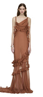 Zivra Ruffle Maxi Dress - MEAN BLVD