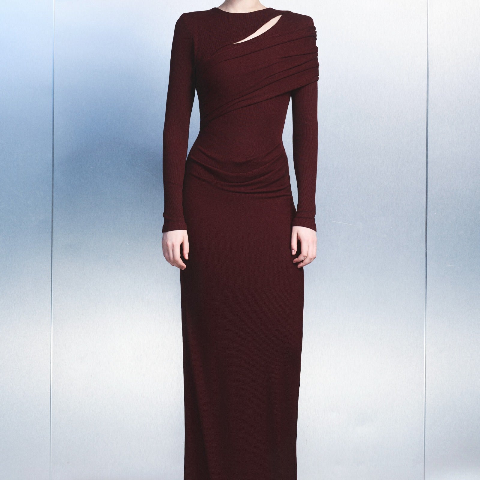Zumie Draped Maxi Dress - MEAN BLVD
