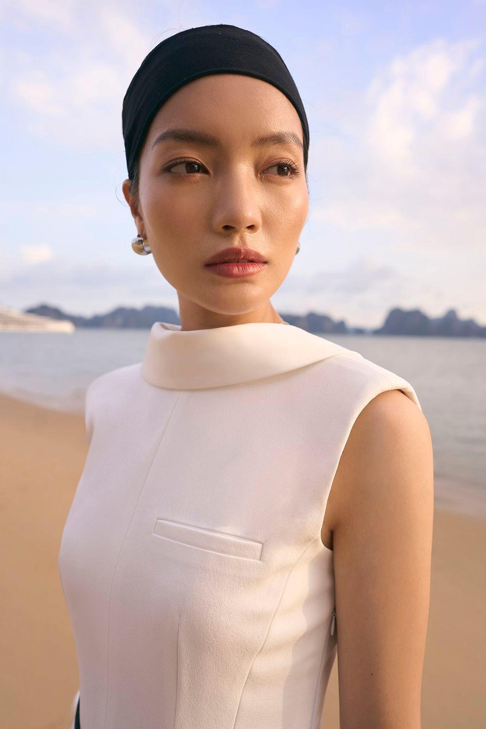 Abigail A-line Sleeveless Crepe Midi Dress - MEAN BLVD