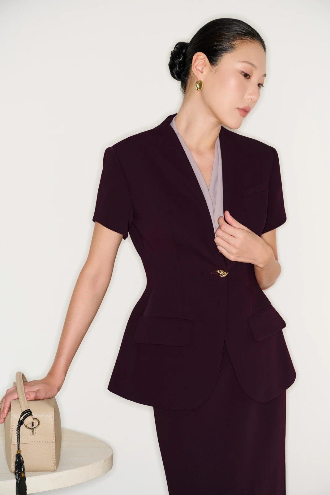 Adelaide Peplum Jacket - MEAN BLVD