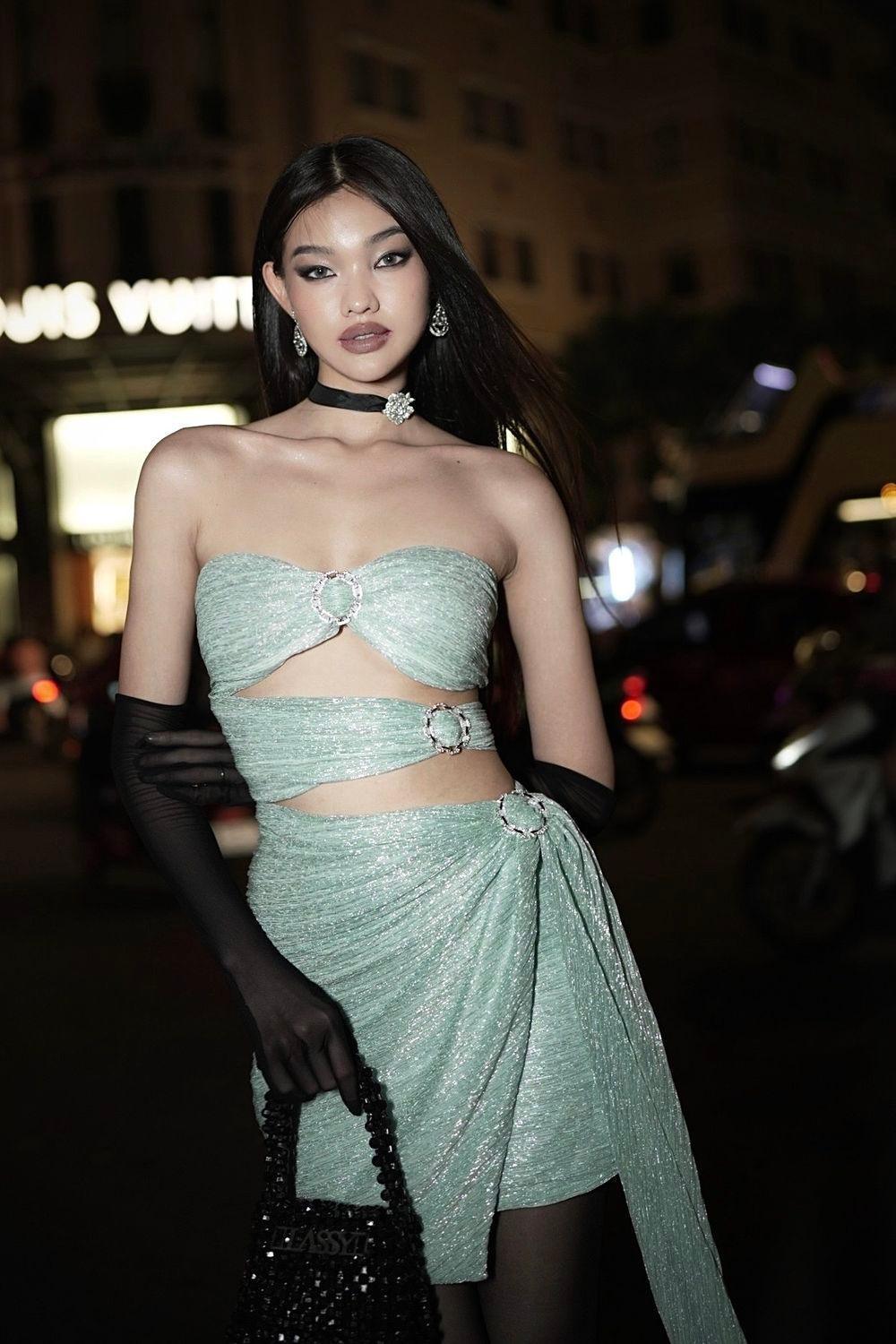 ADREANA CUT OUT DRAPE DRESS main image 1