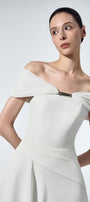 Aeria Off-Shoulder Maxi Dress - MEAN BLVD