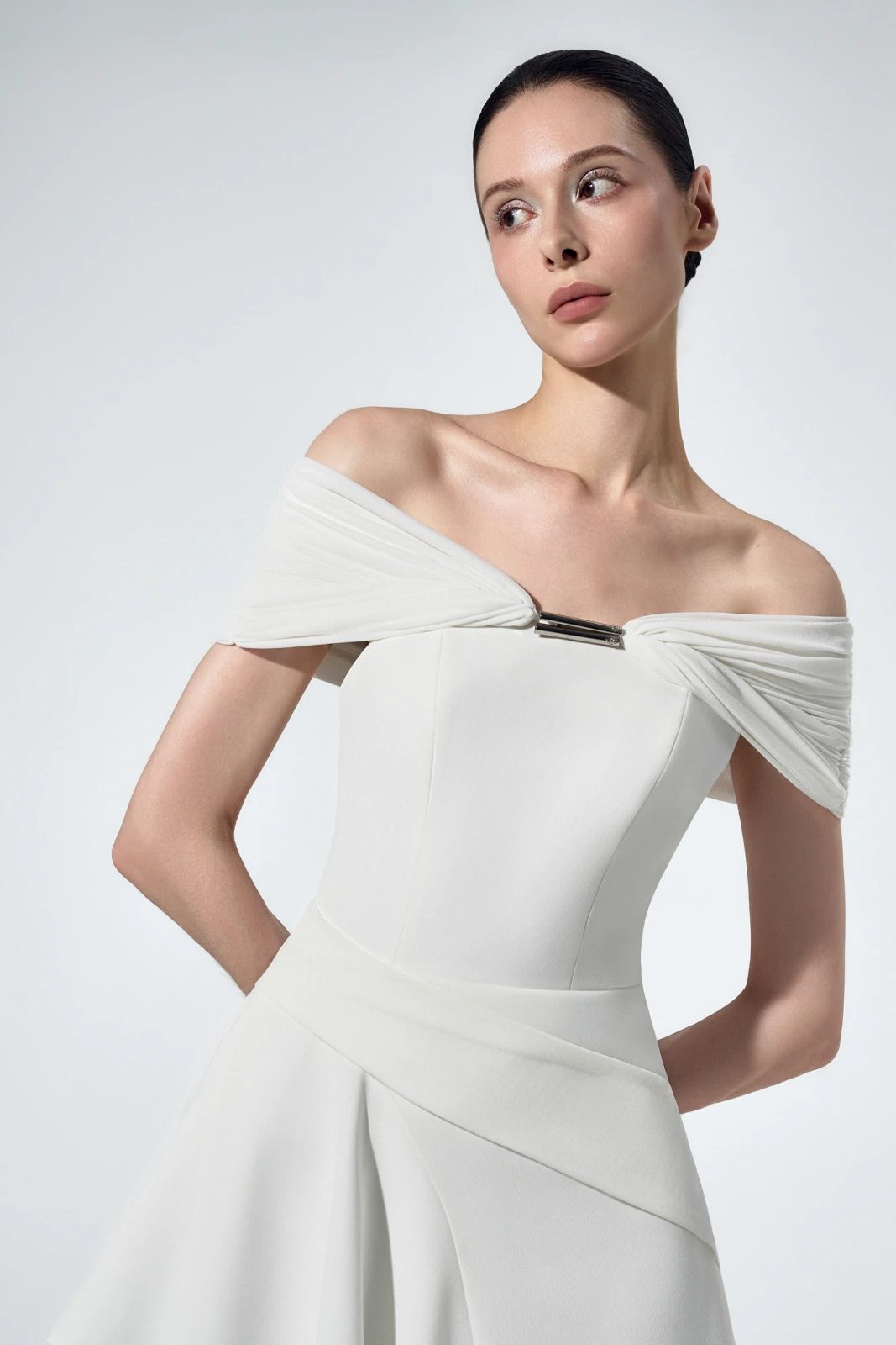 Aeria Off-Shoulder Maxi Dress - MEAN BLVD