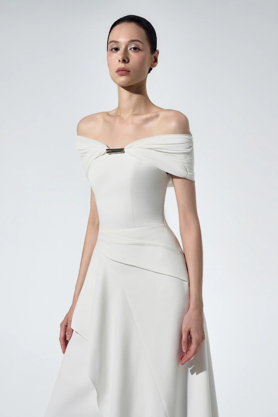Aeria Off-Shoulder Maxi Dress - MEAN BLVD