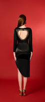 Alara Bodycon Side Slit Polyester Spandex Midi Dress - MEAN BLVD