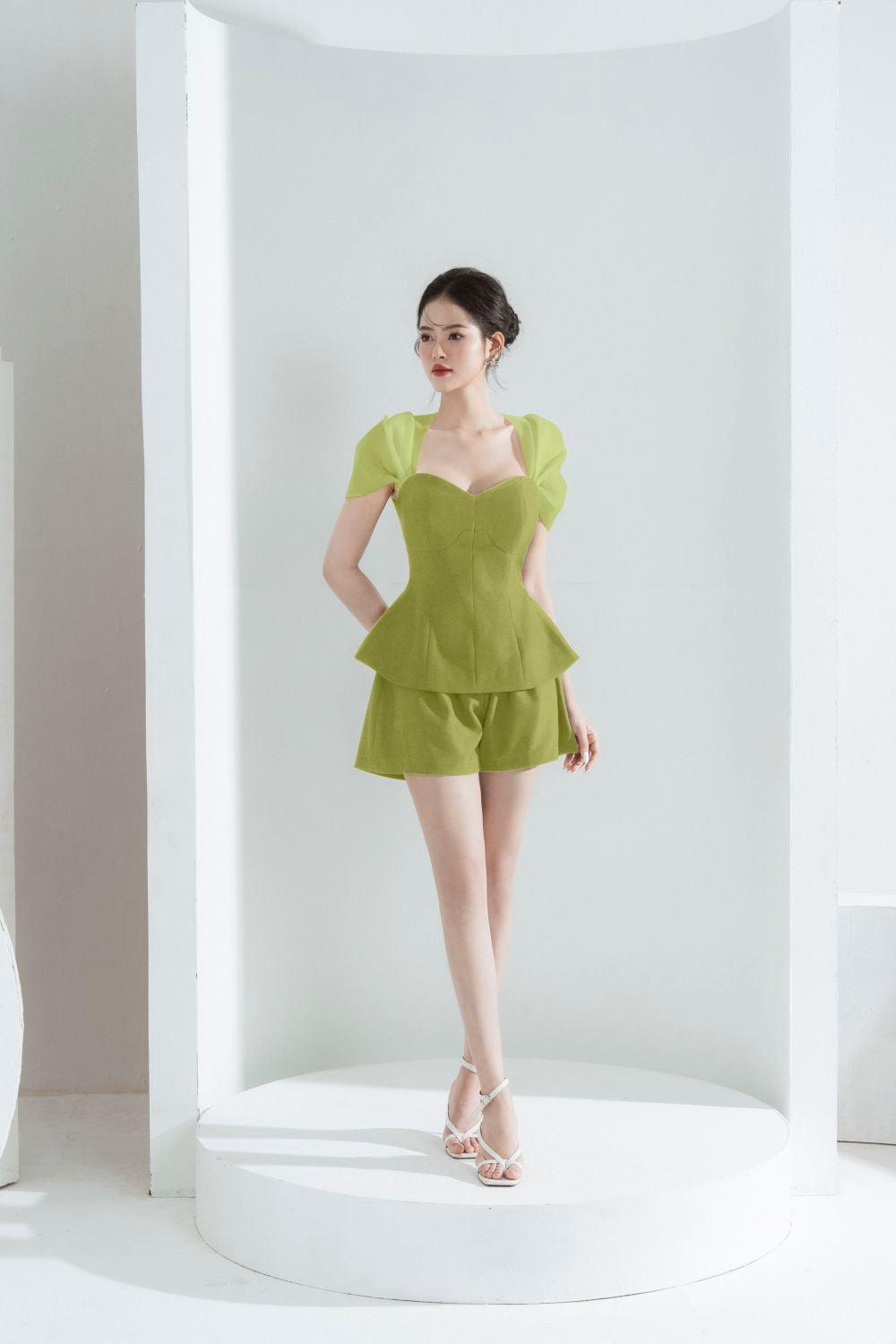 Alice Fit and Flare Queen Anne Neck Polycotton Shirt - MEAN BLVD