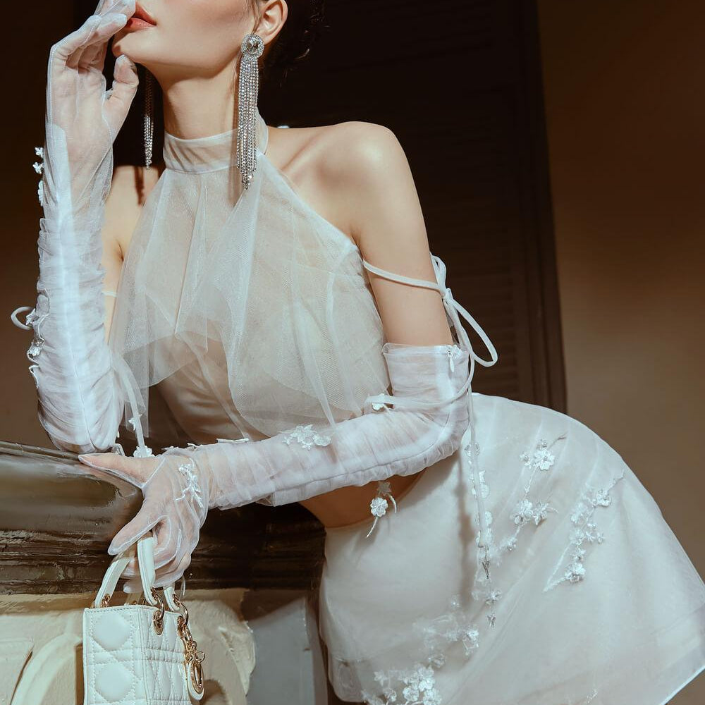 Alva A-line Layered Mesh Mini Skirt - MEAN BLVD