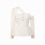 Alya Asymmetric Shoulder Top - MEAN BLVD