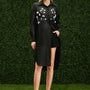 Amanda Shirt Flower Applique Organza High-low Dress - MEAN BLVD