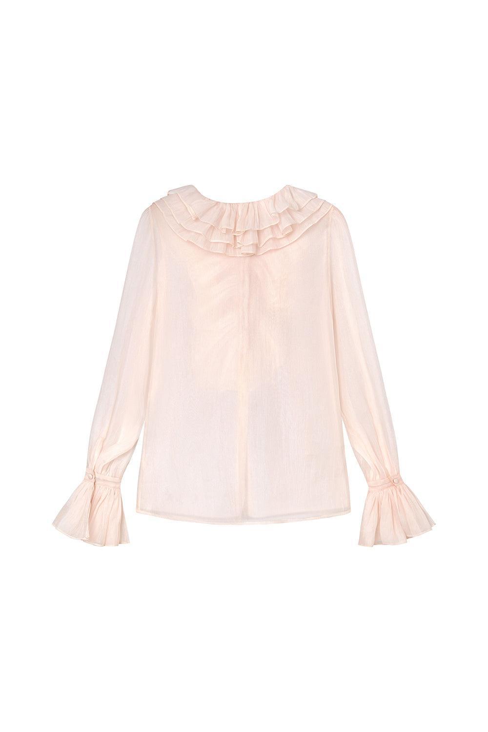 Amanda Straight Poet Sleeved Polyester Blouse - MEAN BLVD