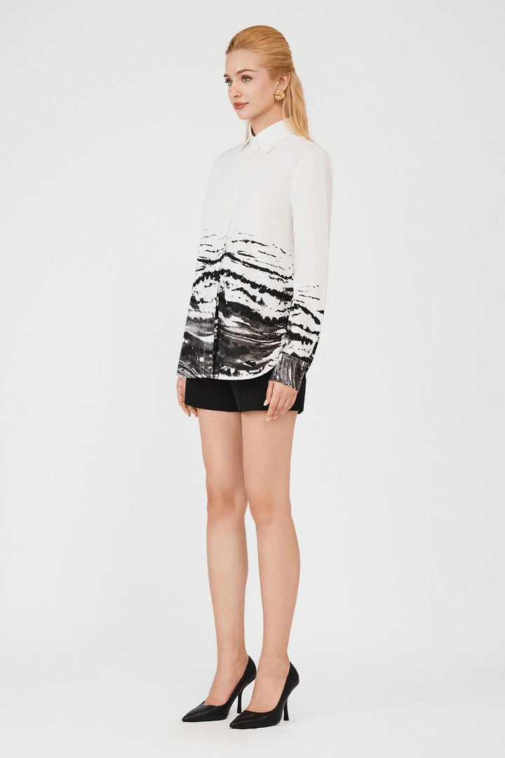 Amari Straight Long Sleeved Kate Shirt - MEAN BLVD