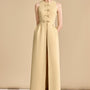 Amaryllis Straight Side Slit Polyester Ankle Length Pants - MEAN BLVD