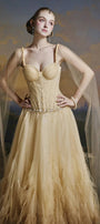 Ambrée Corset Bodice Maxi Dress - MEAN BLVD