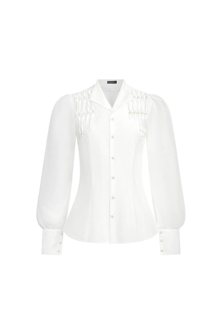 Amora Puffy Long Sleeved Organza Shirt - MEAN BLVD