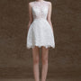 Amour A-line Sleeveless Lace Mini Dress - MEAN BLVD
