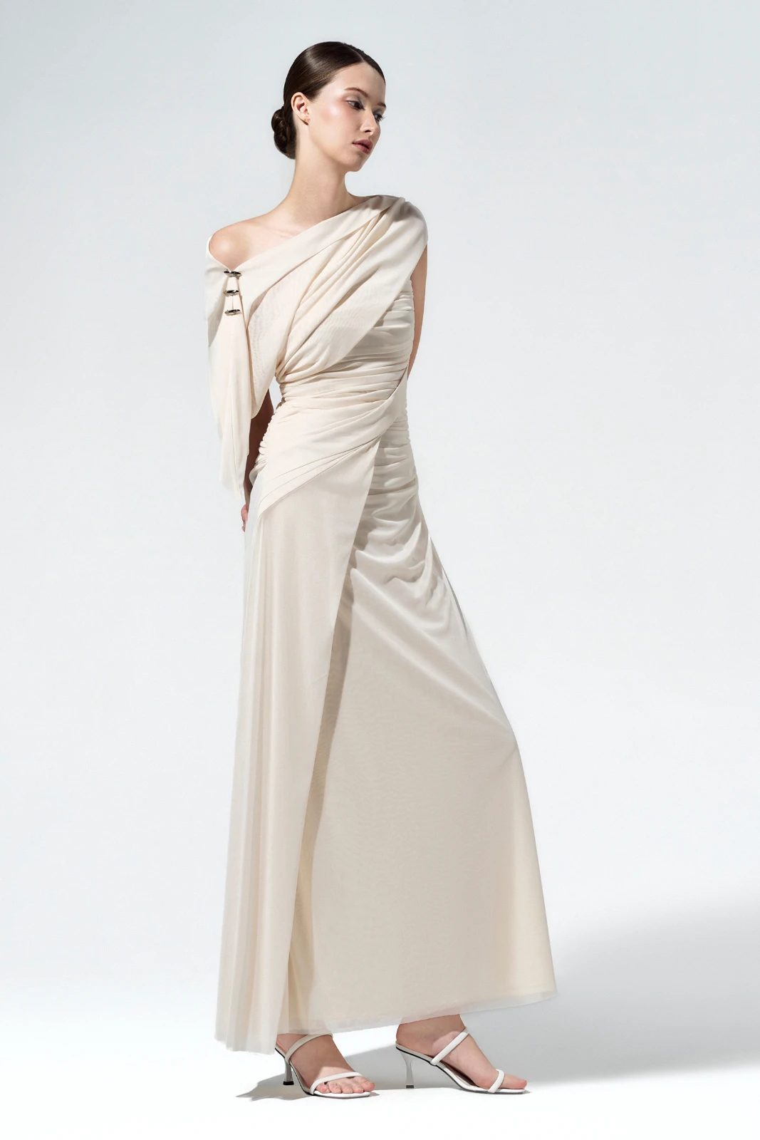 Anaelle Ruched Maxi Dress - MEAN BLVD