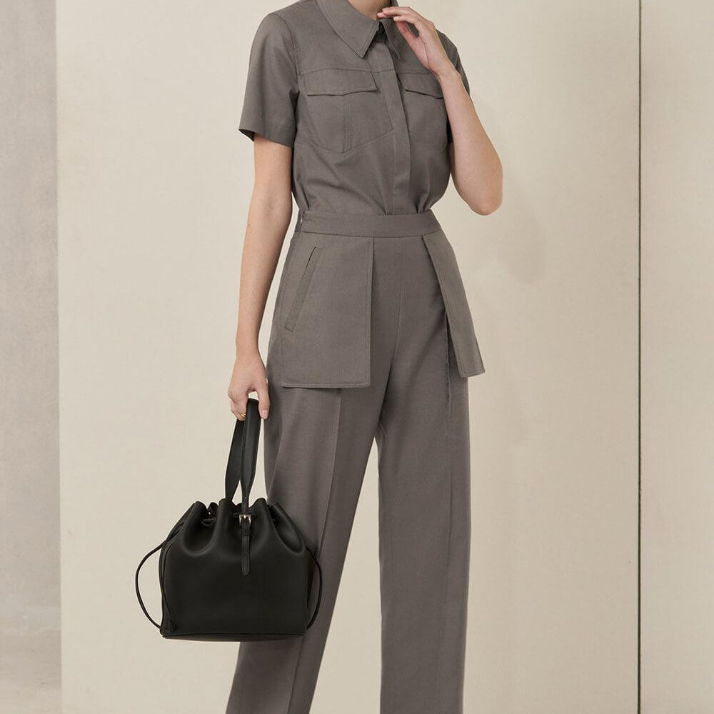 Anaya Straight Flap Pocket Polycotton Shirt - MEAN BLVD