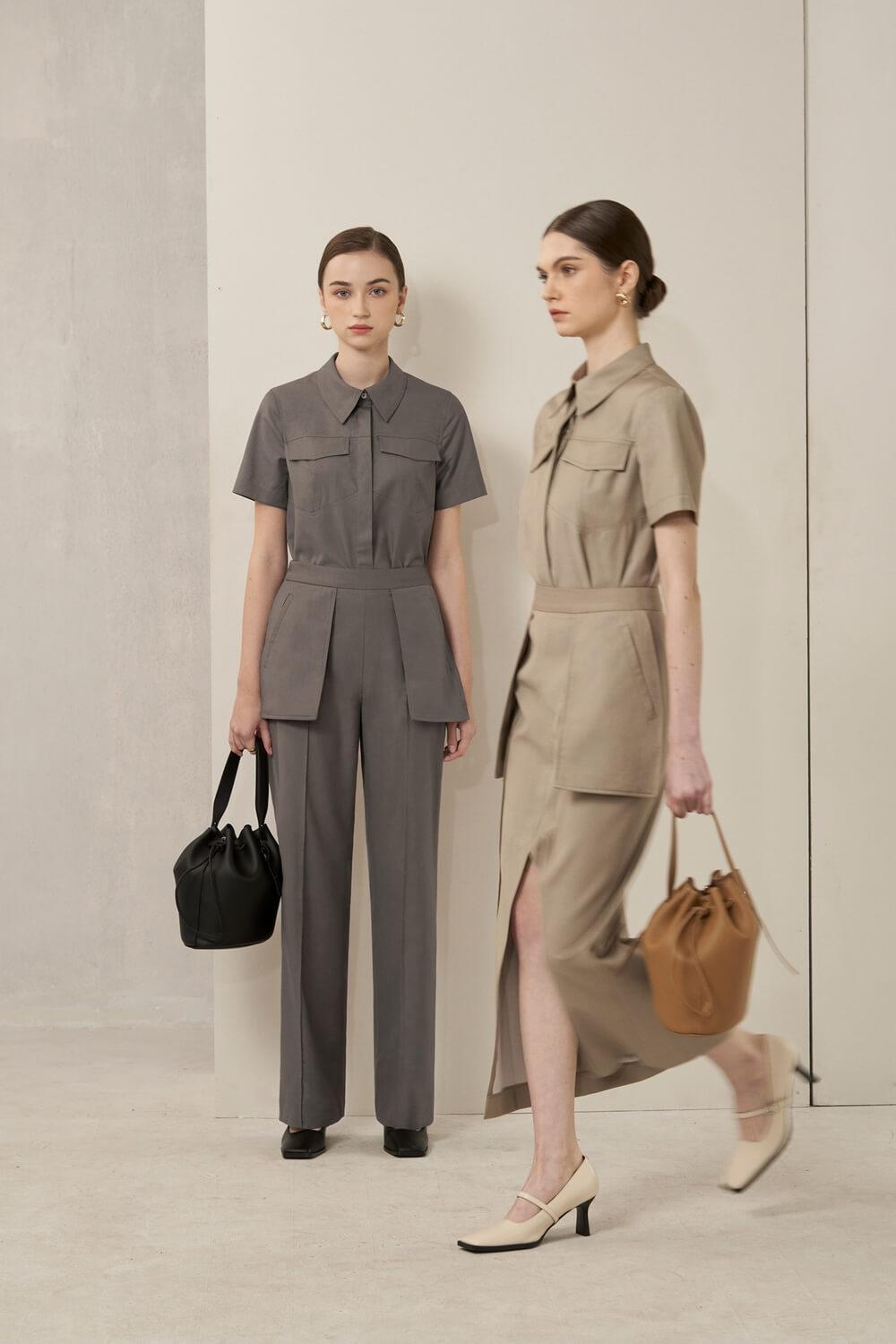 Anaya Straight Flap Pocket Polycotton Shirt - MEAN BLVD