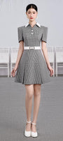 Angel A-line Square Shoulder Cotton Mini Dress - MEAN BLVD