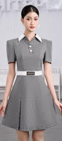 Angel A-line Square Shoulder Cotton Mini Dress - MEAN BLVD