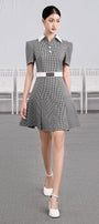 Angel A-line Square Shoulder Cotton Mini Dress - MEAN BLVD
