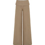 Anna Straight Wide Leg Khaki Floor Length Pants - MEAN BLVD