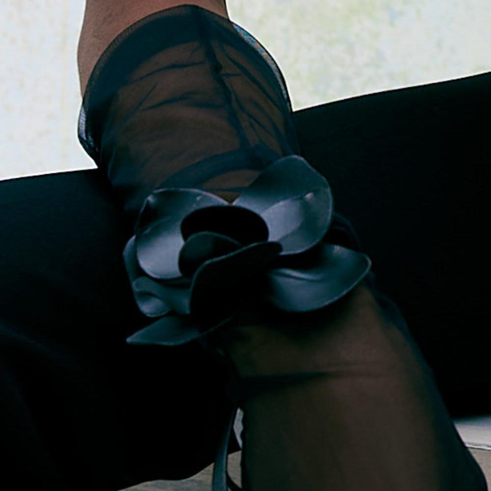 Antique Flower Leather Bracelet - MEAN BLVD