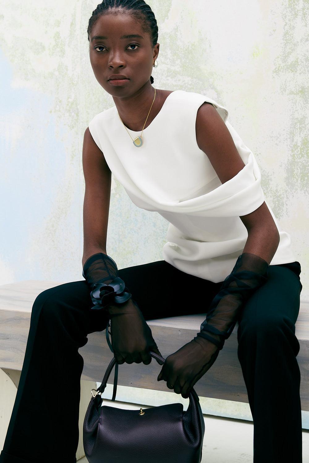 Antique Flower Leather Bracelet - MEAN BLVD