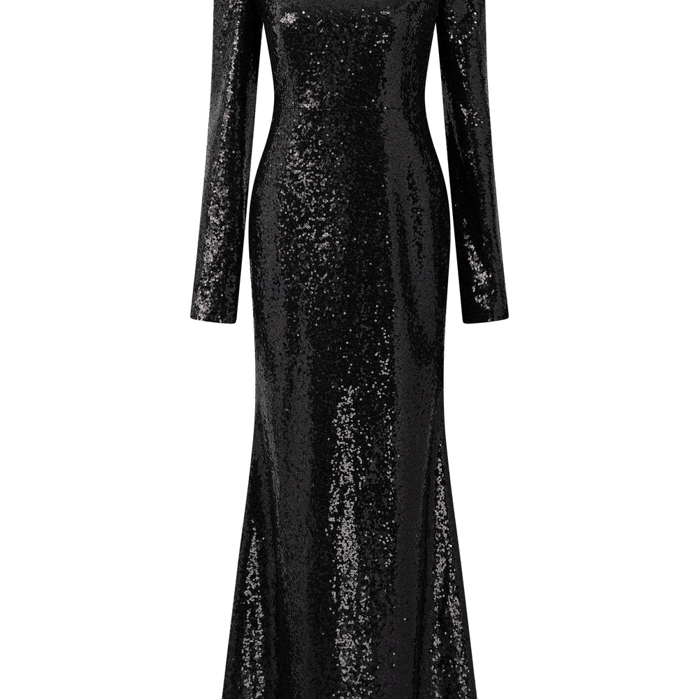 Titan Sheath Sequin Maxi Dress