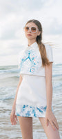 Aretha A-line Short Sleeved Carolan Mini Dress - MEAN BLVD