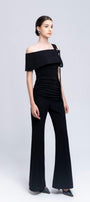 Ariel Gathered One Shoulder Cotton Spandex Top - MEAN BLVD