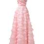 Arjun Strapless Stone Organza Floor Length Dress - MEAN BLVD