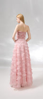 Arjun Strapless Stone Organza Floor Length Dress - MEAN BLVD