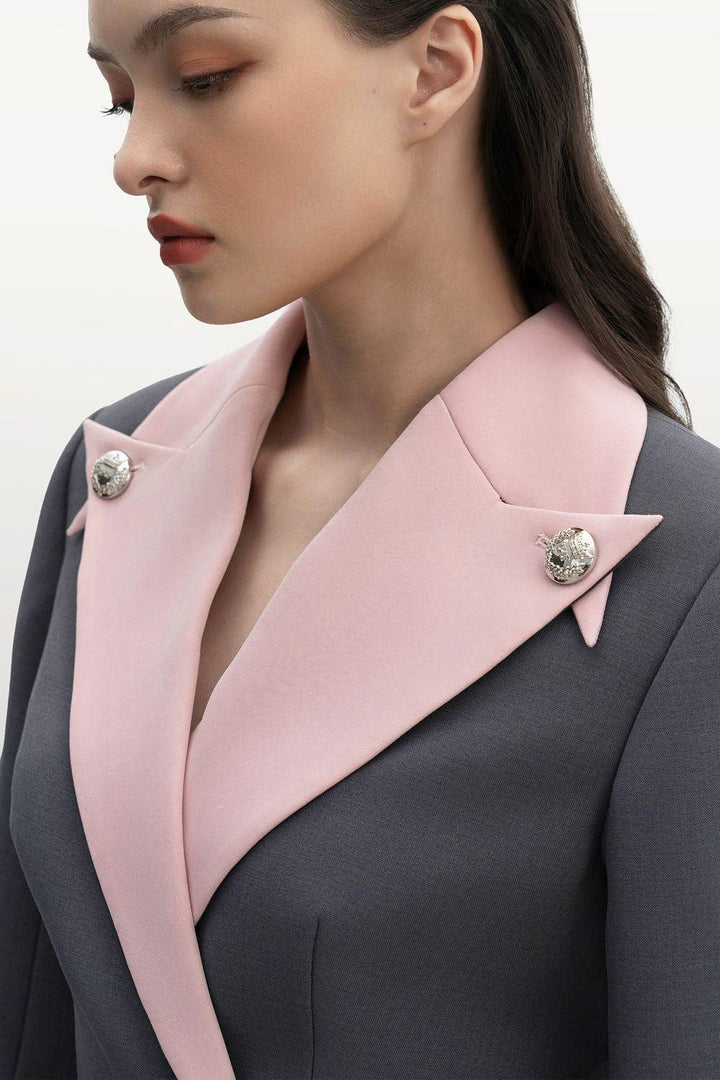 Arlette Cropped Long Sleeved Polyester Velvet Jacket - MEAN BLVD