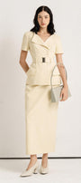 Armani Straight Basic Polycotton Ankle Length Skirt - MEAN BLVD