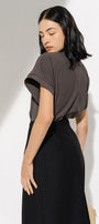 Armani Straight Basic Polycotton Ankle Length Skirt - MEAN BLVD