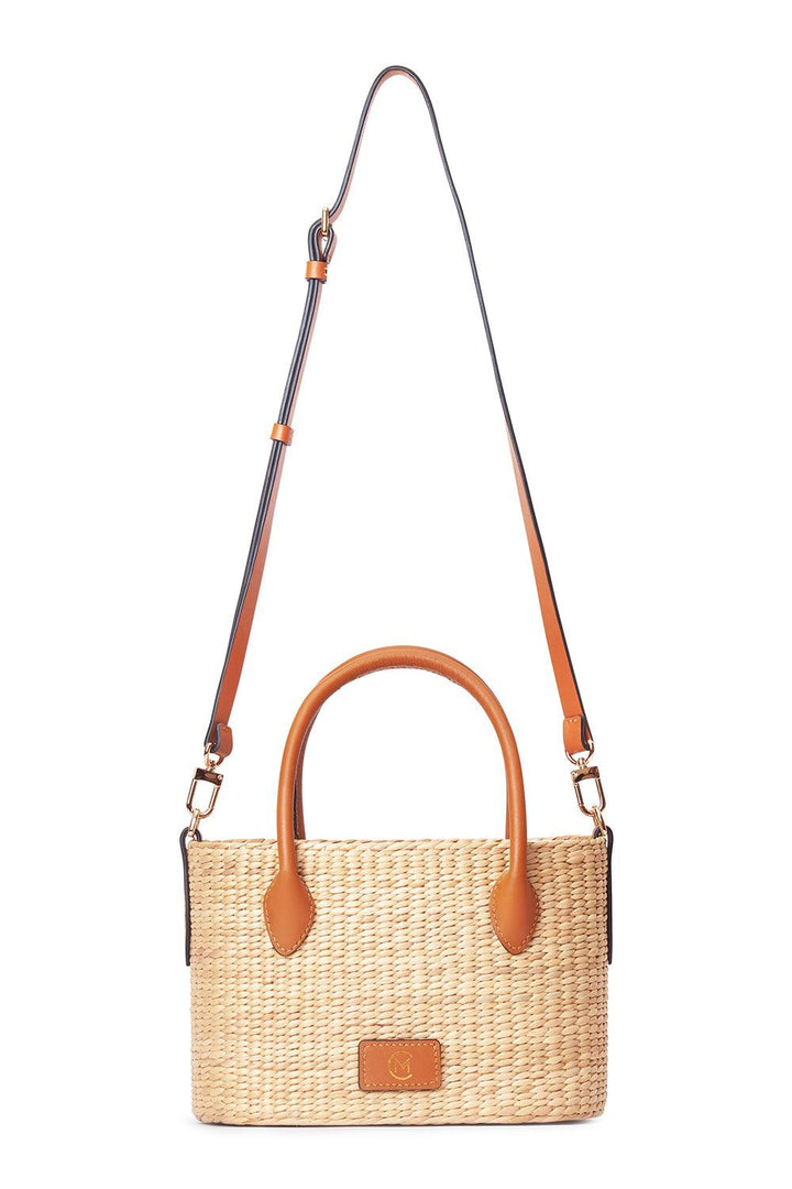 Ashima Zipper Water Hyacinth Fiber Bag - MEAN BLVD